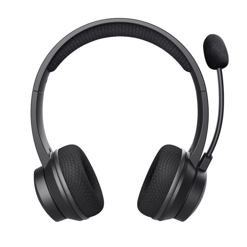 Zestaw słuchawkowy Trust Ayda przewodowy i bezprzewodowy pałąk na głowę rozmowy / muzyka USB-C Bluetooth czarny
