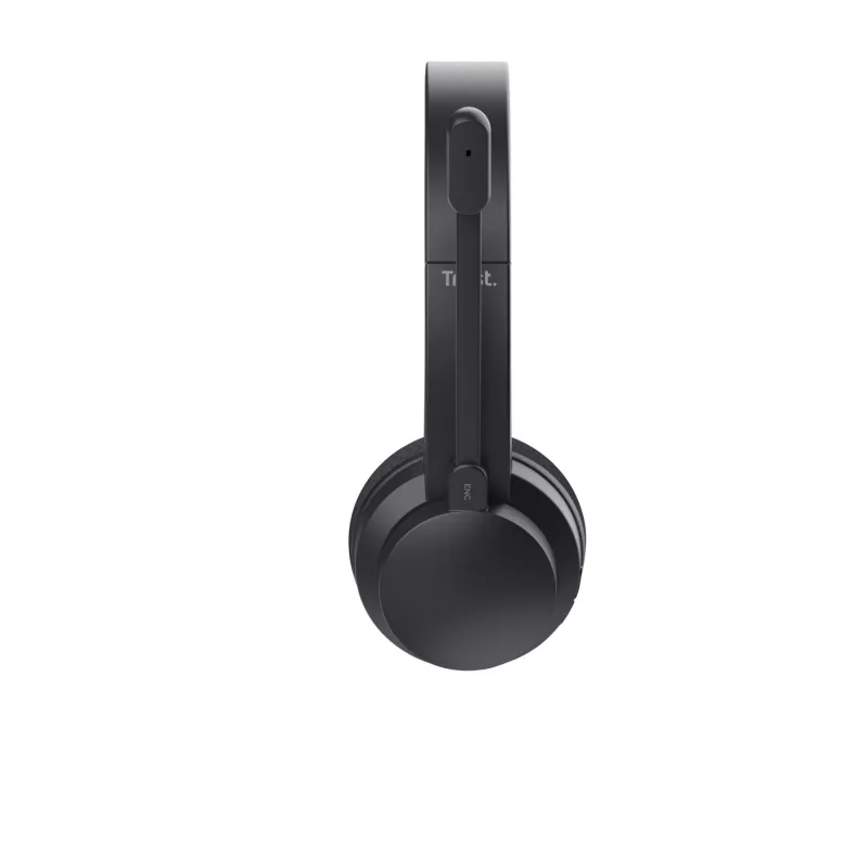 Zestaw słuchawkowy Trust Ayda przewodowy i bezprzewodowy pałąk na głowę rozmowy / muzyka USB-C Bluetooth czarny