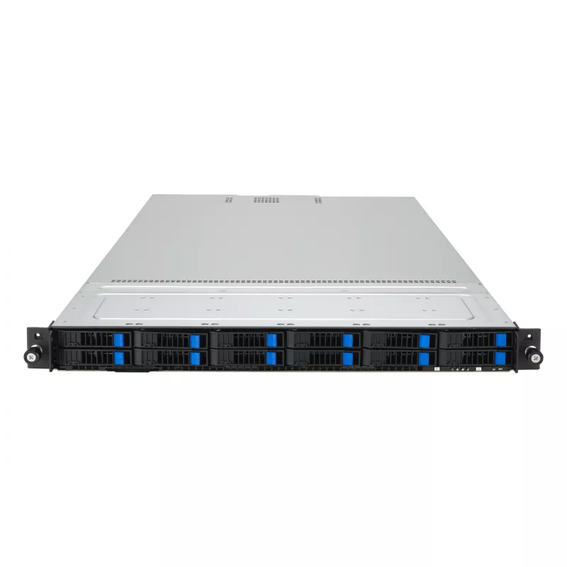ASUS RS700A-E12-RS12U Socket SP5 Rack (1U) Czarny, Stalowy