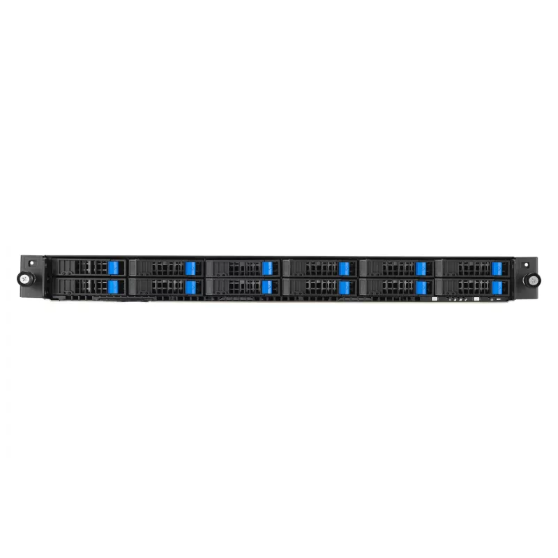 ASUS RS700A-E12-RS12U Socket SP5 Rack (1U) Czarny, Stalowy