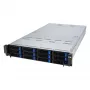 ASUS RS521A-E12-RS12U Socket SP5 Rack (2U) Czarny, srebrny