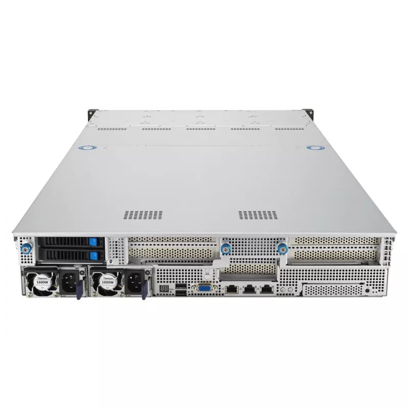 ASUS RS521A-E12-RS12U Socket SP5 Rack (2U) Czarny, srebrny