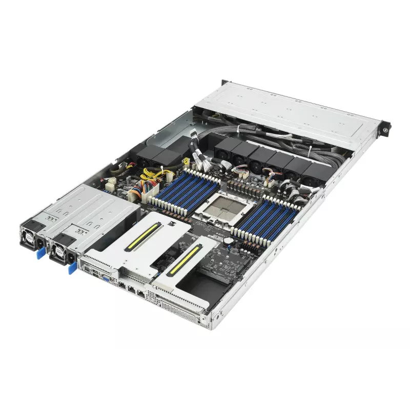 Serwer szafowy (1U) ASUS RS501A‑E12‑RS12U — LGA 6096, DDR5 do 3 TB, 24 DIMM, 1600W