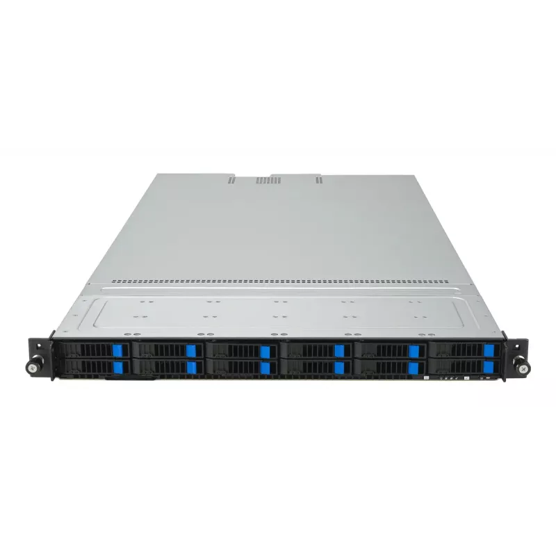 Serwer szafowy (1U) ASUS RS501A‑E12‑RS12U — LGA 6096, DDR5 do 3 TB, 24 DIMM, 1600W
