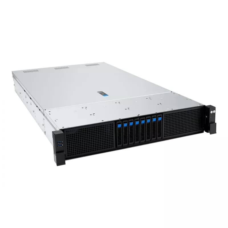 ASUS RS720A-E13-RS8G Socket SP5 Rack (2U) Czarny, srebrny