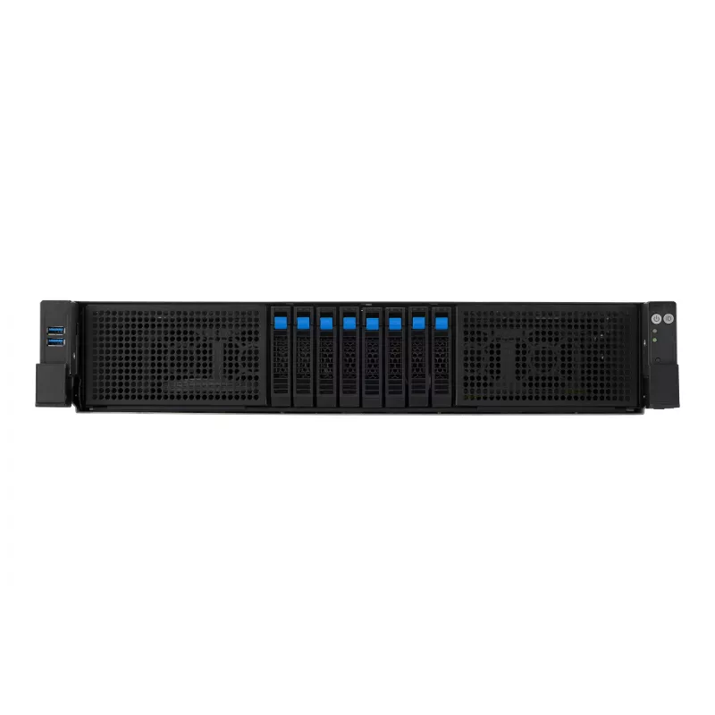 ASUS RS720A-E13-RS8G Socket SP5 Rack (2U) Czarny, srebrny
