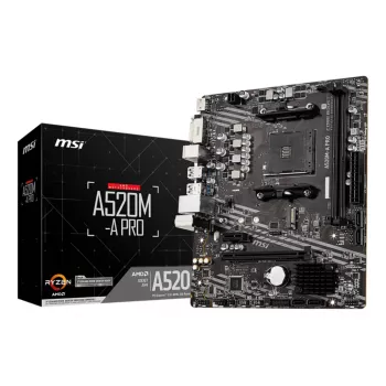 Płyta główna MSI A520M-A PRO AMD A520 Socket AM4 micro ATX
