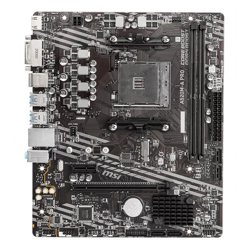 Płyta główna MSI A520M-A PRO AMD A520 Socket AM4 micro ATX