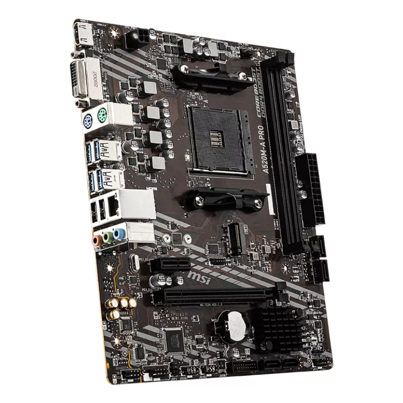 Płyta główna MSI A520M-A PRO AMD A520 Socket AM4 micro ATX