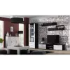 Zestaw półek ściennych wiszących Cama Meble SOHO 1250×200×200 mm, płyta wiórowa, matowa czerń (dwie półki)