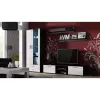 Zestaw półek ściennych wiszących Cama Meble SOHO 1250×200×200 mm, płyta wiórowa, matowa czerń (dwie półki)