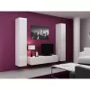 Szafka wisząca cama meble VIGO 180 — 1800×400×300 mm, biały/biały połysk
