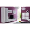 Szafka wisząca cama meble VIGO 180 — 1800×400×300 mm, biały/biały połysk