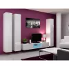 Szafka wisząca cama meble VIGO 180 — 1800×400×300 mm, biały/biały połysk
