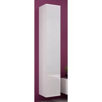 Szafka wisząca cama meble VIGO 180 — 1800×400×300 mm, biały/biały połysk