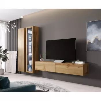 Szafka wisząca Cama Meble VIGO 180, 1800×400×300 mm, dąb Wotan