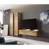 Szafka wisząca Cama Meble VIGO 180, 1800×400×300 mm, dąb Wotan