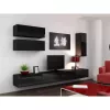 Szafka do przechowywania cama meble VIGO 90 — wisząca, 900×350×320 mm, czarny/czarny połysk