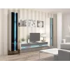 Szafka wisząca cama meble VIGO NEW 180×40×30 cm biały/czarny połysk
