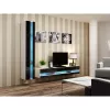 Szafka wisząca cama meble VIGO NEW 180×40×30 cm biały/czarny połysk