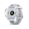 Smartwatch GARMIN Forerunner 965 — koperta tytanowa 47 mm, 1,4-calowy AMOLED, 32 GB, bateria do 23 dni, GPS/GLONASS/Galileo, biały silikonowy pasek