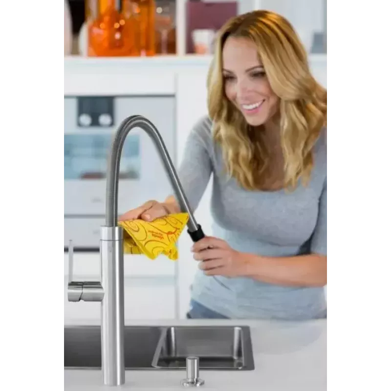 Szmatka do czyszczenia VILEDA Universal Cloth 144828, zestaw 3 sztuk wielorazowych ściereczek, 340 x 340 mm, 50% wiskoza/30% poliester/20% polipropylen