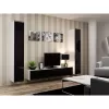 Stojak pod telewizor cama meble VIGO 180 — 1800×400×300 mm, biały blat, biała rama, płyta wiórowa
