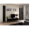 Stojak pod telewizor cama meble VIGO 180 — 1800×400×300 mm, biały blat, biała rama, płyta wiórowa