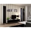 Stojak pod telewizor cama meble VIGO 180 — 1800×400×300 mm, biały blat, biała rama, płyta wiórowa
