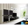 Stojak pod telewizor cama meble VIGO 180 — 1800×400×300 mm, biały blat, biała rama, płyta wiórowa
