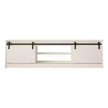 Szafka TV Cama Meble GRANERO RTV 200x56,7x35 cm — biały blat, korpus z płyty wiórowej