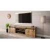 Szafka TV Cama Meble GRANERO RTV, wykończenie dąb Wotan, 2000×350×567 mm