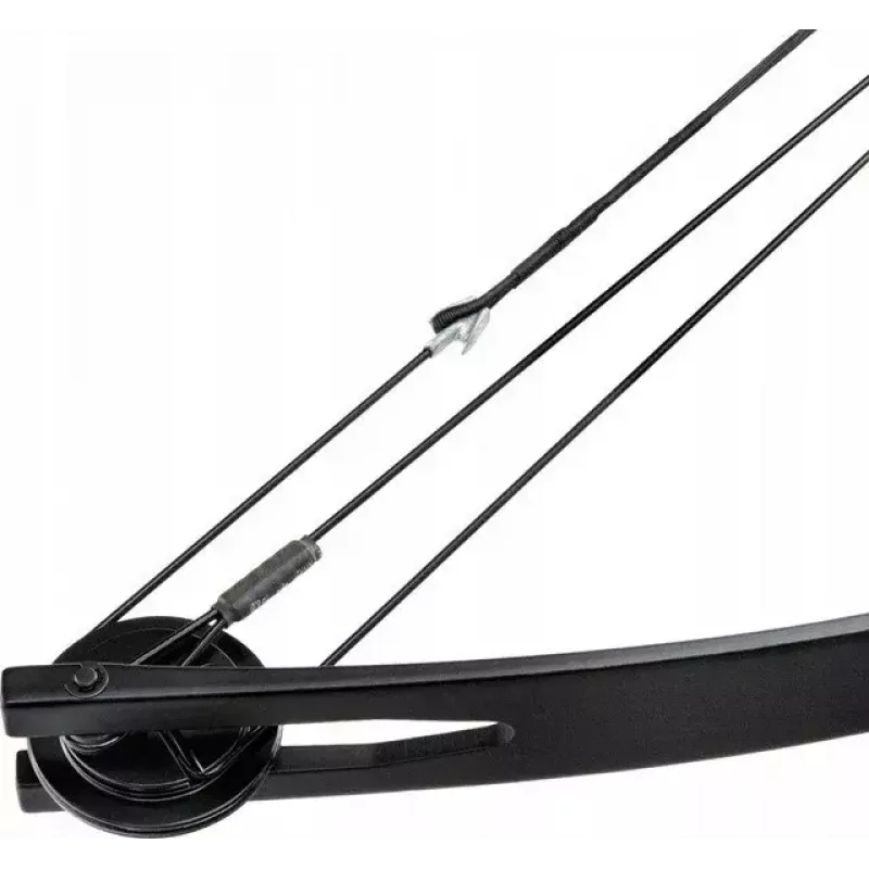 Łuk bloczkowy POE LANG CO-047B-5529, 29 cali, naciąg 55 lb, metal, 1070 mm, czarny