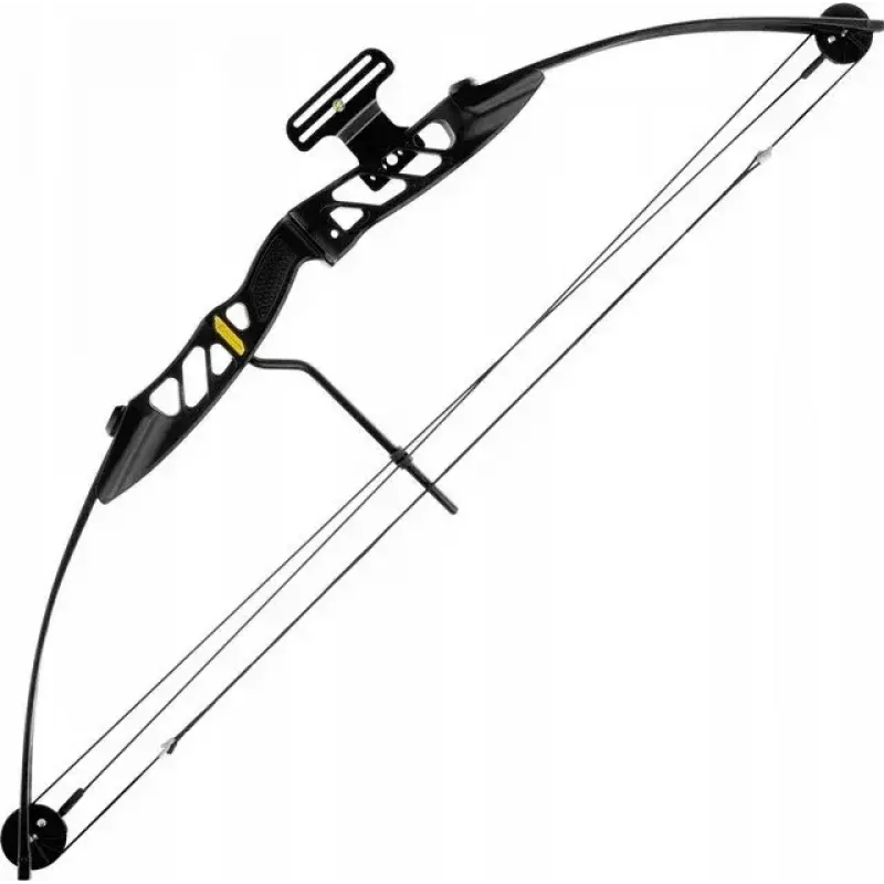Łuk bloczkowy POE LANG CO-047B-5529, 29 cali, naciąg 55 lb, metal, 1070 mm, czarny