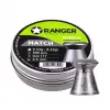 Śrut wiatrówkowy RANGER PRORO 4.5 mm Diabolo — 500 szt., srebrny, aluminiowy dozownik