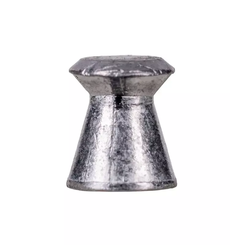 Śrut wiatrówkowy RANGER PRORO 4.5 mm Diabolo — 500 szt., srebrny, aluminiowy dozownik