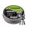 Śrut pneumatyczny RANGER PRORO.45.500.S — 4,5 mm diabolo szpic, 500 szt., aluminiowy dozownik