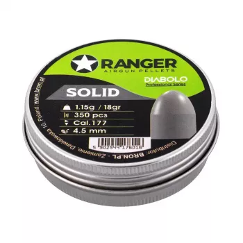 Diabolo airgun pellets RANGER PRORO 4.5 mm (0.177) 1.15 g — 350 rounds in aluminum container