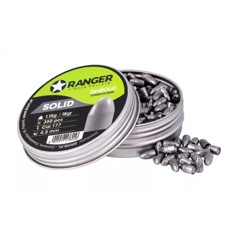 Diabolo airgun pellets RANGER PRORO 4.5 mm (0.177) 1.15 g — 350 rounds in aluminum container