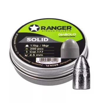 Diabolo airgun pellets RANGER PRORO 4.5 mm (0.177) 1.15 g — 350 rounds in aluminum container