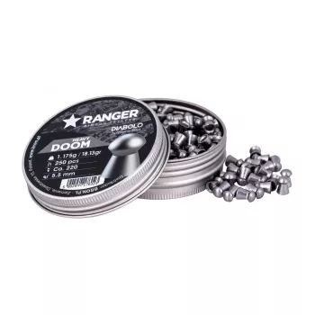 Śrut RANGER PRORO.55.250.DH Diabolo 5,5 mm, 250 szt., srebrny, dozownik aluminiowy