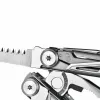 Multitool AZYMUT H2038 pełnowymiarowe narzędzie wielofunkcyjne — 14 narzędzi, 16,2 cm po rozłożeniu, 10,1 cm po złożeniu, 264 g, stal 420/7CR13, kabura skórzana