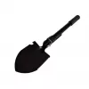 Składana łopata taktyczna AZYMUT Trapper — stal nierdzewna, czarna, 410 mm, 565 g