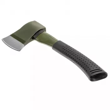 Toporek Mil-Tec 15506000 — kompaktowy topór outdoorowy, ostrze ze stali nierdzewnej 4,6 mm, długość 280 mm, szerokość głowicy 80 mm, waga 832 g