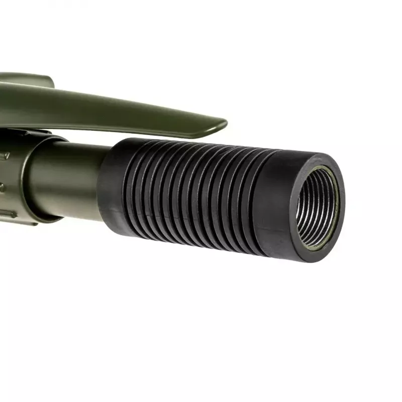 Składana łopata Mil-Tec Mini II — kompaktowe narzędzie saperskie, długość 405 mm, szerokość ostrza 100 mm, masa 560 g, składana (15,5 x 10 x 6,5 cm)