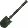 Składana łopata Mil-Tec Mini II — kompaktowe narzędzie saperskie, długość 405 mm, szerokość ostrza 100 mm, masa 560 g, składana (15,5 x 10 x 6,5 cm)