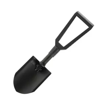 Składana łopatka M-TAC 60001001, ostrze ze stali węglowej 220 mm, długość 590 mm, waga 990 g, pokrowiec w kolorze oliwkowej zieleni