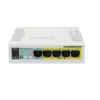 MIKROTIK RB260GSP - 4-portowy przełącznik Gigabit + PoE
