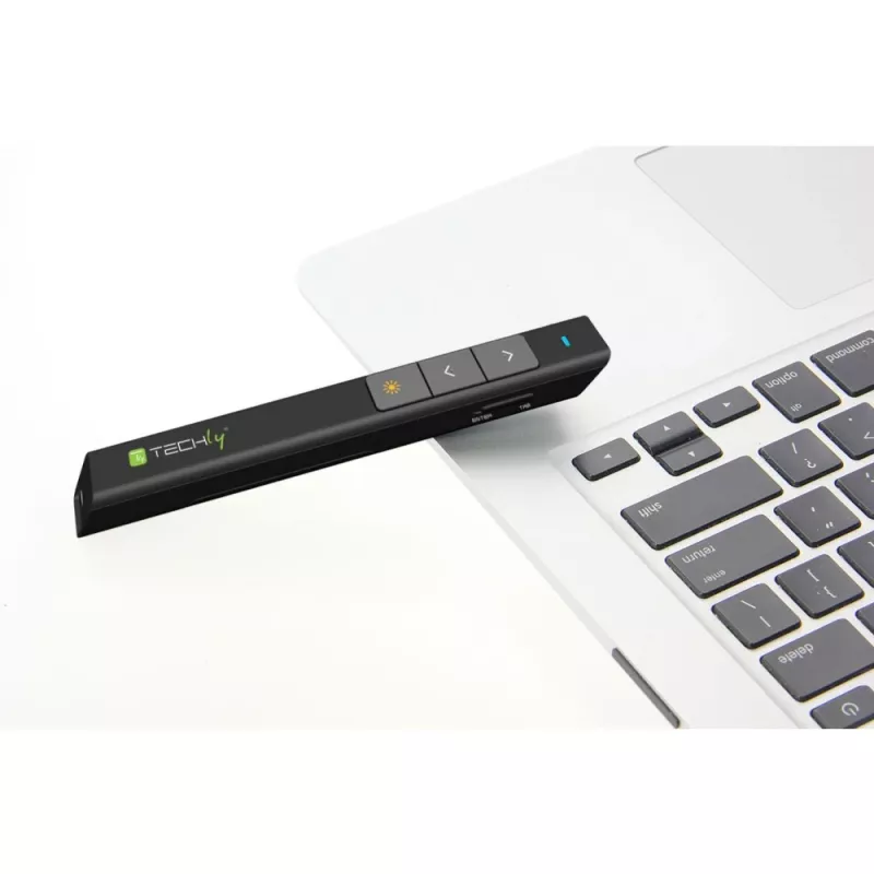 Techly ITC-LASER26 bezprzewodowy prezenter RF czarny