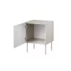 Nightstand Cama meble SIENA 44.5×40×59 cm, cashmere matt, MDF i płyta wiórowa, zestaw 2 szt.